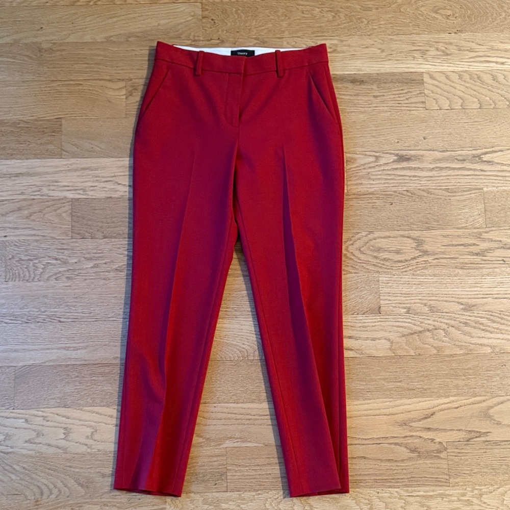 Theory Crimson Tailored Pants